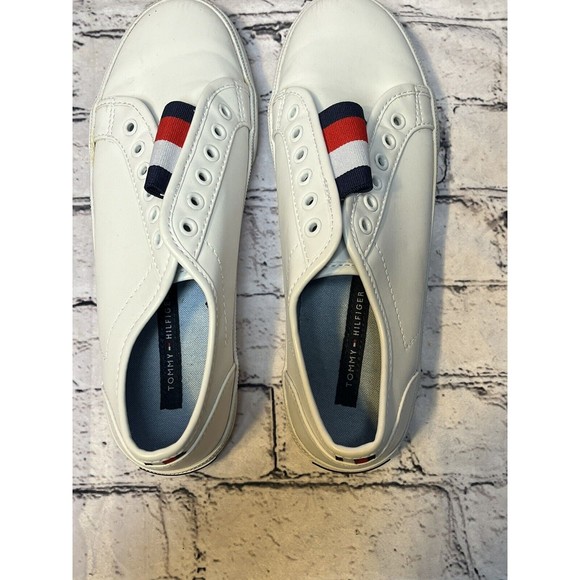 Tom Hilfiger 7 M Slip On Anni Twanni Casual Sneaker White Shoes Womens - Picture 7 of 7